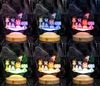 Geschenkelampe LED Nachttischlampe Safari Nachtlicht 3D Nachttischlampe für Kinder, Babys, Mädchen, LED fest integriert, Geburtstagsgeschenke für Mädchen, Baby, Kinder Bild 3