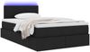 vidaXL LED-Speicherbett mit Matratze Schwarz 120 x 200 cm Stoff 3371075 Bild 3