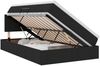 vidaXL LED-Speicherbett mit Matratze Schwarz 120 x 200 cm Stoff 3371075 Bild 2