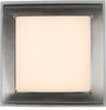 LED Deckenleuchte, nickel-matt, Glas, klar, dimmbar, L 50cm Bild 5