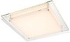 LED Deckenleuchte, nickel-matt, Glas, klar, dimmbar, L 50cm Bild 4