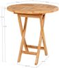 House Nordic Beistelltisch aus Teakholz, natur, ø70x75 cm Bild 5