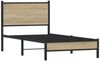 vidaXL Metallbett ohne Matratze Sonoma-Eiche 80x200 cm 4007859 Bild 2
