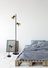 LED Deckenstrahler Metall Schwarz Gold 2-flammig, Breite 33cm Bild 3