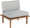 Lounge Set mit Tisch FRASCATI Zertifiziertes Akazienholz Hellgrau Bild 5