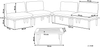Lounge Set mit Tisch FRASCATI Zertifiziertes Akazienholz Hellgrau Bild 2