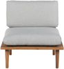 Lounge Set mit Tisch FRASCATI Zertifiziertes Akazienholz Hellgrau Bild 4