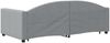 vidaXL Tagesbett Ausziehbar mit Schubladen Hellgrau 100x190 cm Stoff 3197267 Bild 5