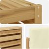 vidaXL Outdoor-Sofagarnitur 5 pcs Weiß und Creme 257 x 122,5 x 73 cm 3391680 Bild 5