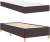 vidaXL Bettrahmen mit Matratze Dunkelbraun 100 x 200 cm Stoff 3398916 Bild 5