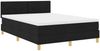 vidaXL LED Boxspringbett mit Kopfteil Schwarz 140 x 190 cm Stoff 3342438 Bild 2