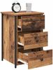 vidaXL Nachttisch Braun 40 x 36 x 60 cm Massives upgecyceltes Holz 871257 Bild 3