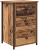 vidaXL Nachttisch Braun 40 x 36 x 60 cm Massives upgecyceltes Holz 871257 Bild 2
