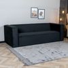 Bronx71 Samt Sofa Memphis 3-Sitzers schwarz Bild 4