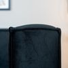 Bronx71 Samt Sofa Memphis 3-Sitzers schwarz Bild 5