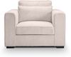 Sessel 1 Sitzer B/H/T: 120 x 92 x 112 cm in grau-beige Bild 2