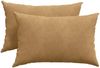 vidaXL Sofakissen 2 Stück Braun 60 x 40 cm Cordstoff 42013678 Bild 2