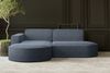 Kaiser Möbel Ecksofa Designer MODENA STUDIO L stoff Cord, Verita,Boucle, Ecksofa, Cord Sofa, L-Form, Links/Rechts wählbar Bild 5