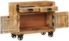 vidaXL Sideboard 80x30x65 cm Massives Raues Mangoholz 351689 Bild 2