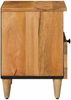 vidaXL Nachttisch 2 pcs Natur 40 x 33 x 46 cm Massivholz Mango 4018267 Bild 4