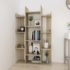 vidaXL Bücherregal Sonoma-Eiche 86x25,5x140 cm Holzwerkstoff 808903 Bild 3