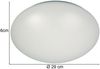 LED Deckenleuchte / Deckenschale rund, Kunststoff opalweiß, Ø 29 cm Bild 4