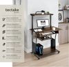 tectake Schreibtisch Fife (1-St, 1 tlg), Funktionaler Schreibtisch im kontrastreichen Industrial Style Bild 1