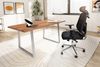 Schreibtisch Massivholz XL | Bürotisch mit Baumkante | Computertisch Industrial Modern | Home Office Arbeitstisch | Goldbraun 160x80 cm | TARN von Kadima Design Bild 2