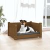 vidaXL Hundebett Honigbraun 55,5x45,5x28 cm Massivholz Kiefer 821445 Bild 3
