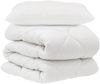 vidaXL Bettdecken Set mit Kissen 2 pcs Weiß Mikrofaser 3376705 Bild 2