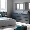 Kommode Ruben Anthrazit 48 x 77.6 cm mit 3 Schubladen Vicco Bild 5