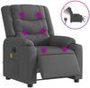 vidaXL Massagesessel Elektrisch Dunkelgrau Stoff 3206571 Bild 2