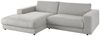 KAWOLA Sofa MADELINE Ecksofa Cord steingrau Longchair links 85 x 190 x 270 cm Bild 2