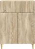 vidaXL Sideboard Sonoma-Eiche 66 x 34,5 x 90 cm Holzwerkstoff 894637 Bild 4