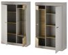 XL Küchenhängeschrank Kvantum 60x32,5x96cm 2-türig Farbe: weiß matt / eiche artisan (Q-W4/60) Bild 3
