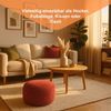 Relaxdays Pouf mit Cordbezug Bild 3