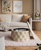 Lookway Hocker CHESTERFIELD runder gesteppter mit Staufach (1x Hocker), Durchmesser: ø70 cm Bild 4