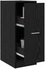 vidaXL Apothekerschrank Schwarze Eiche 30 x 41 x 77,5 cm Holzwerkstoff 868992 Bild 3