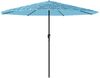 vidaXL Sonnenschirm mit Stahlmast Blau 324x324x247 cm 4005110 Bild 2