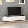 Calicosy 'RIGEL' Schwebender TV-Schrank mit 3 weißen Türen, Länge 180 cm - Weiß Bild 3