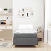 vidaXL Bettrahmen mit Matratze Dunkelgrau 80 x 200 cm Stoff 3398893 Bild 3