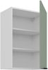Küchen Hängeschrank 50 cm ARIA Aquamarin ultra matt + Weiss matt, hochwertige Fronten mit Anti Fingerprint Beschichtung Küchenzeile Küchenblock Bild 3
