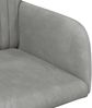 vidaXL Esszimmerstühle 6 pcs Samt (V) Hellgrau 55 x 50 x 84 cm 3428383 Bild 5