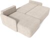 Selsey 'Bloom' Ecksofa mit Schlaffunktion, Bouclé-Bezug in Beige, 92 x 212 x 142 cm Bild 4