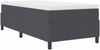 vidaXL Plattformbettgestell Dunkelgrau 90 x 200 cm Cordstoff 3337388 Bild 4