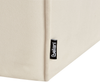 Pouf WISHEK Samtstoff Hellbeige Bild 5