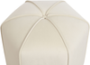 Pouf WISHEK Samtstoff Hellbeige Bild 4