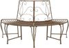 vidaXL Baumbank 4-Sitzanzahl 160 x 80 x 89 cm Stahl Antikbraun 42029526 Bild 1