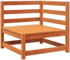 vidaXL 6-tlg. Garten-Sofagarnitur Wachsbraun Massivholz Kiefer 3299442 Bild 3