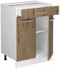 Küchenunterschrank R-Line Artisan-Eiche 60 cm mit Schublade, ohne Arbeitsplatte Vicco Bild 3